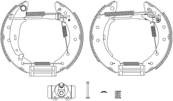 Set saboti frana 84048008 TEXTAR