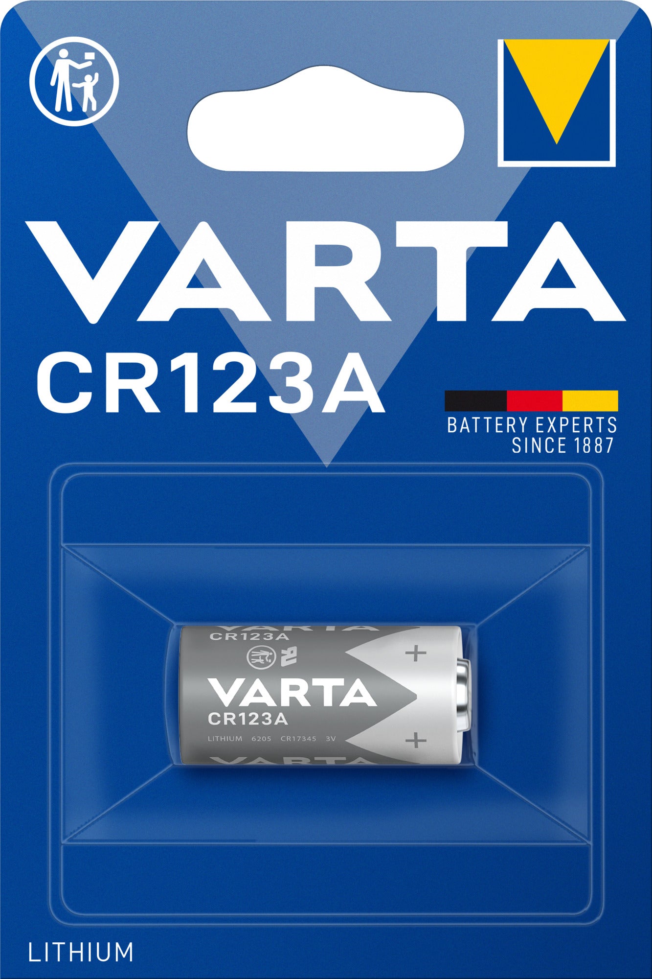 Baterie Varta Lithium CR123A 3V - 12128074