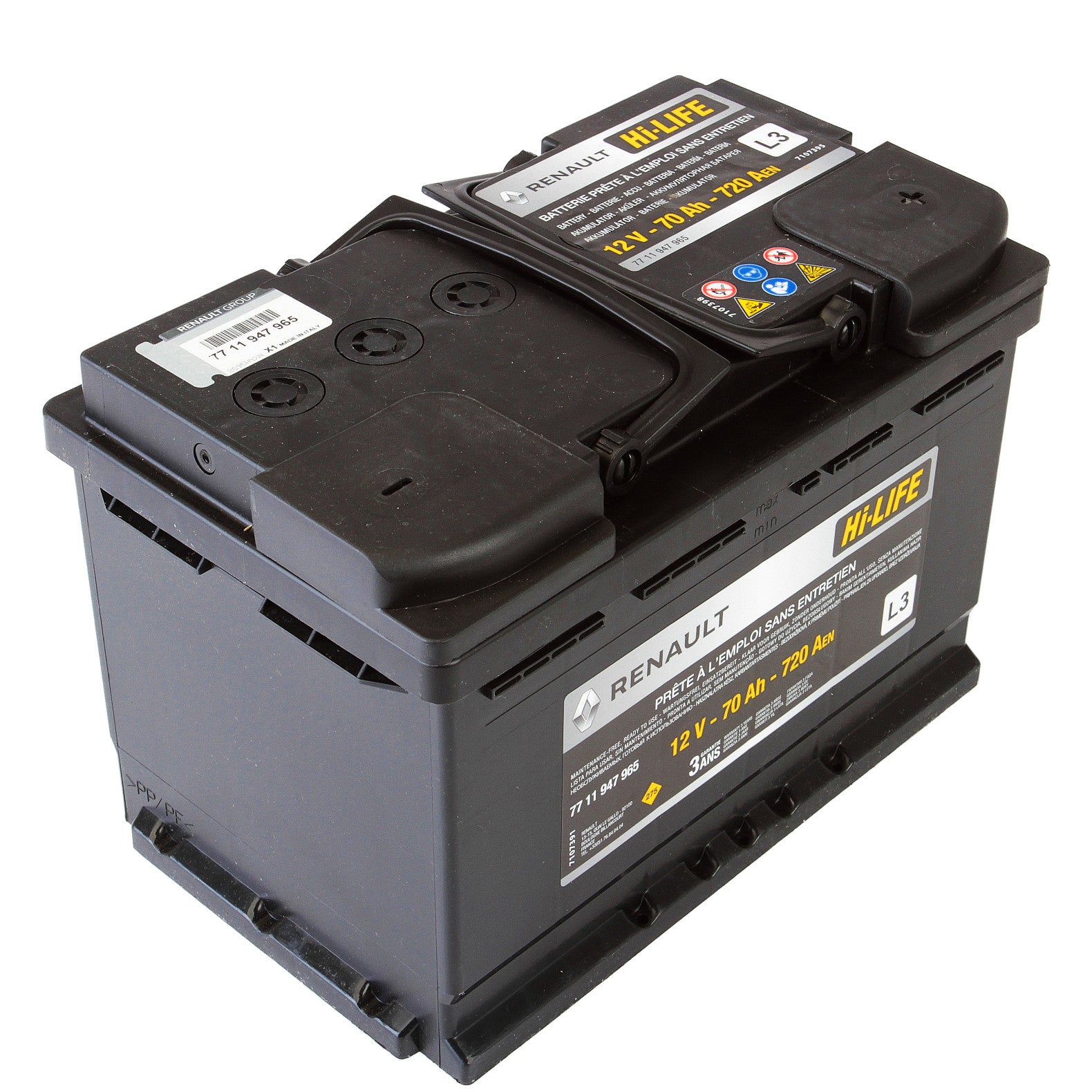 Acumulator Renault Hi-Life 70 Ah 720A - 12222846