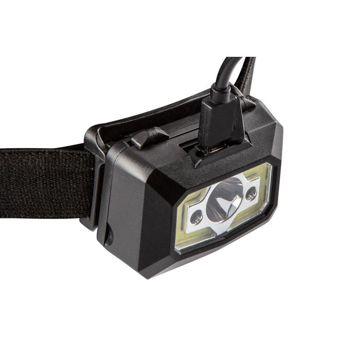 Lanterna de cap reincarcabila USB 250lm COB LED, cu senzor de miscare - 99073