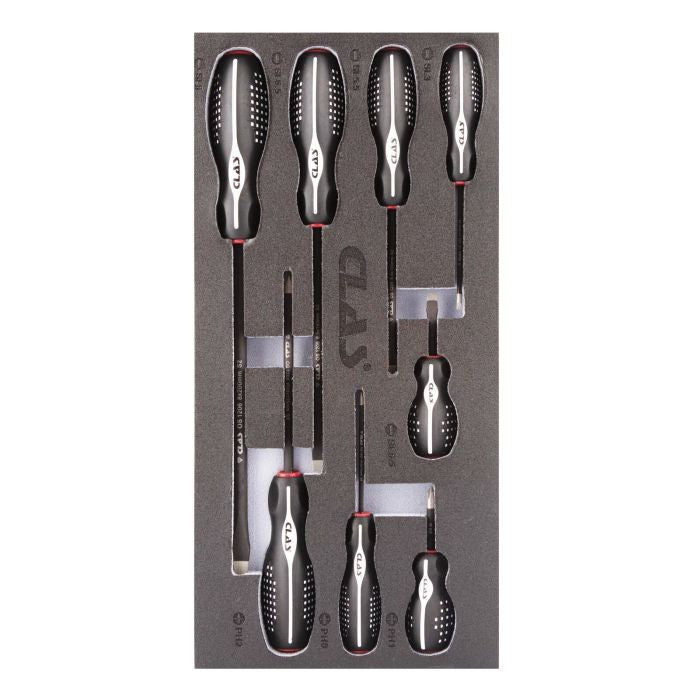 Dulap scule echipat cu 154 piese 6 sertare Clas - EG6154
