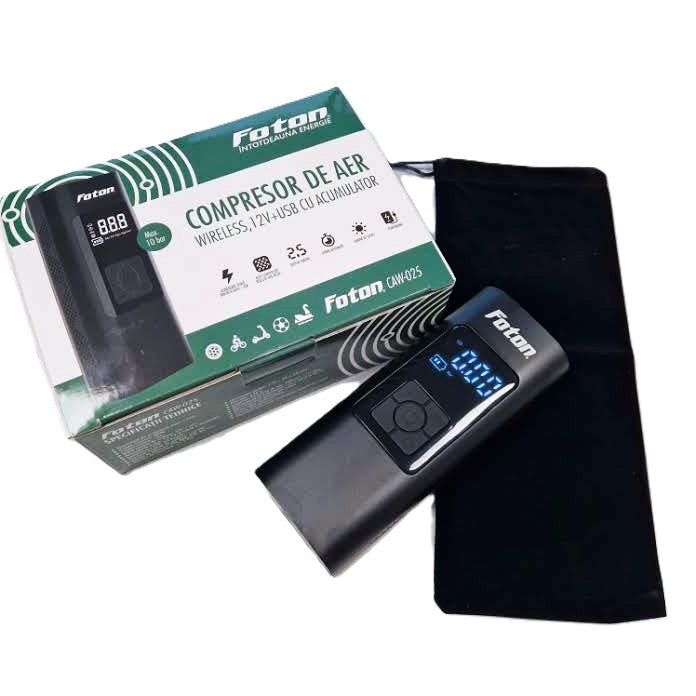 Compresor cu acumulatorFoton CAW-025 12V+USB 10bar - 783000110