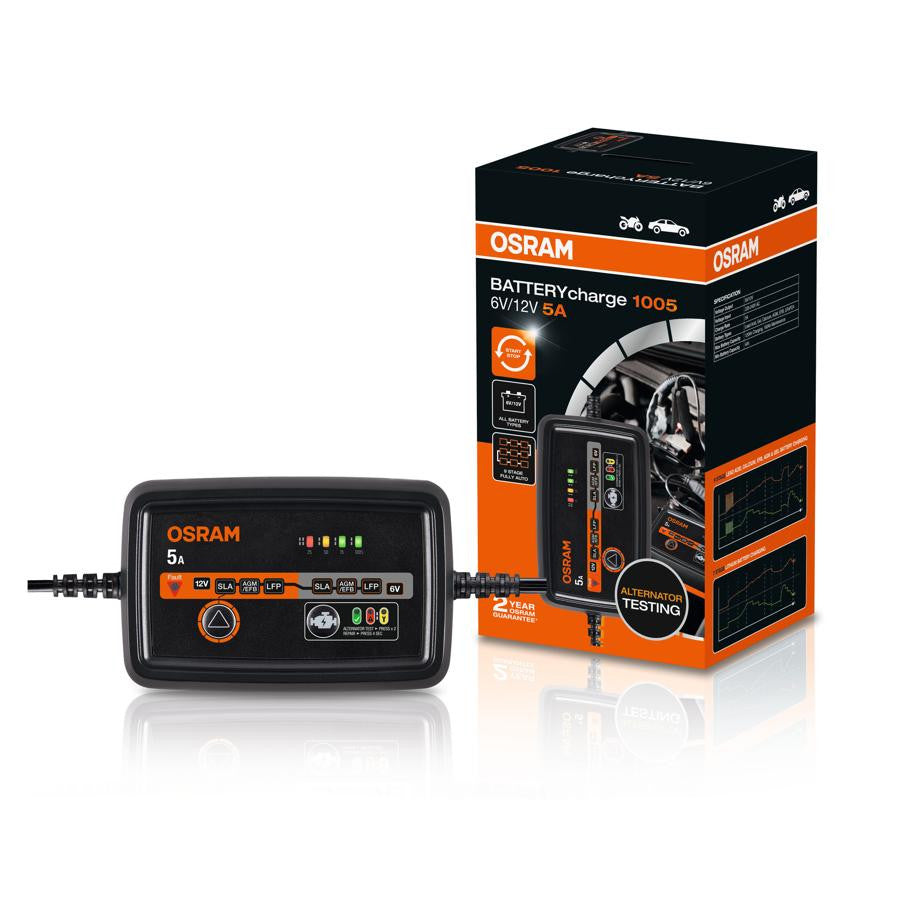 Redresor baterie Osram Battery Charge 1005 6/12V 5A - OEBCS1005