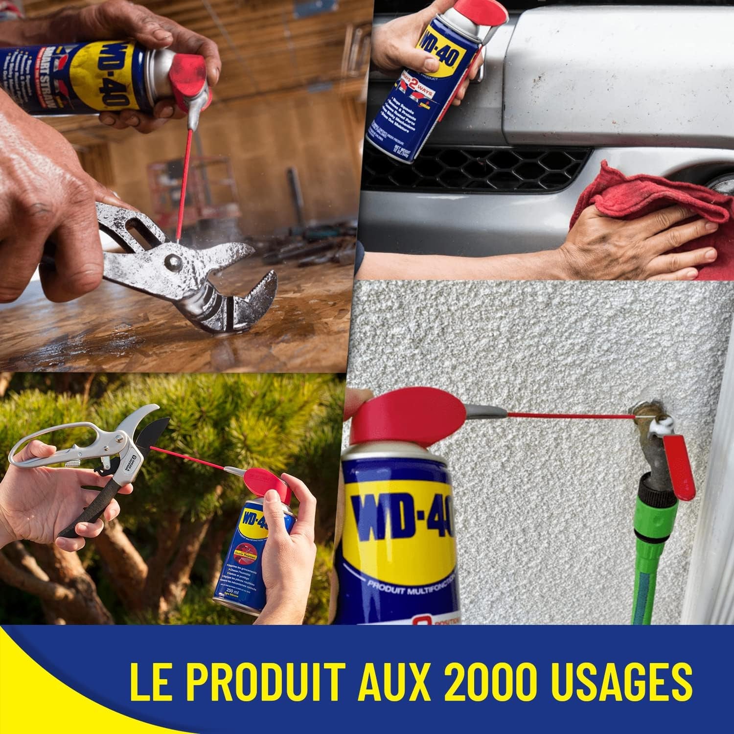 Lubrifiant multifunctional WD-40 Smart Straw 250ml WD40 - 780023