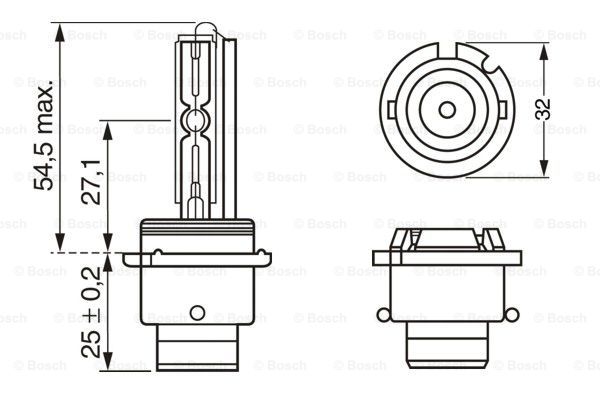 Bec Xenon Bosch D2S 12V 35W P32d-2 - 10108245
