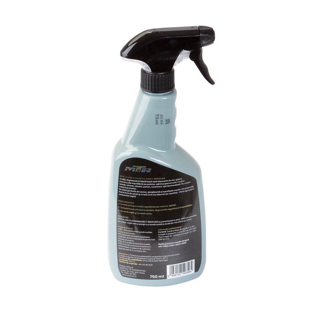 Solutie Premium MTR curatare geamuri si indepartare insecte 750 ml - 801669