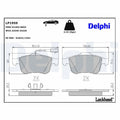 Set placute frana,frana disc LP1959 DELPHI