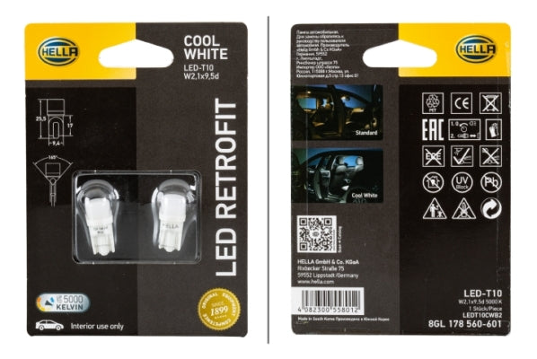 Bec, lumini interioare 8GL 178 560-601 HELLA