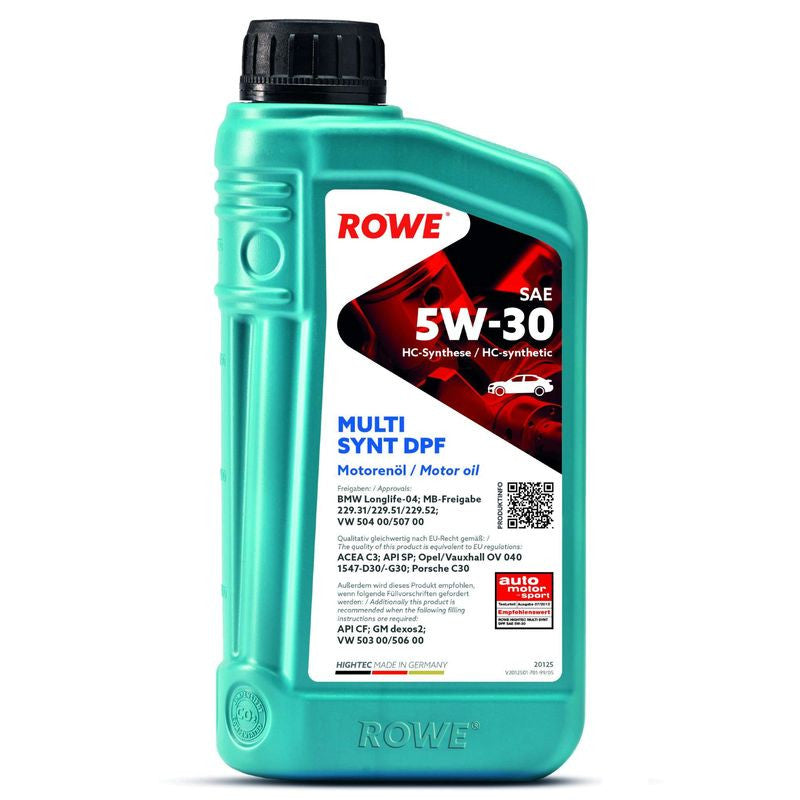 Ulei motor turisme Rowe HighTec Multi Synt DPF 5W30 1L - 20125001099