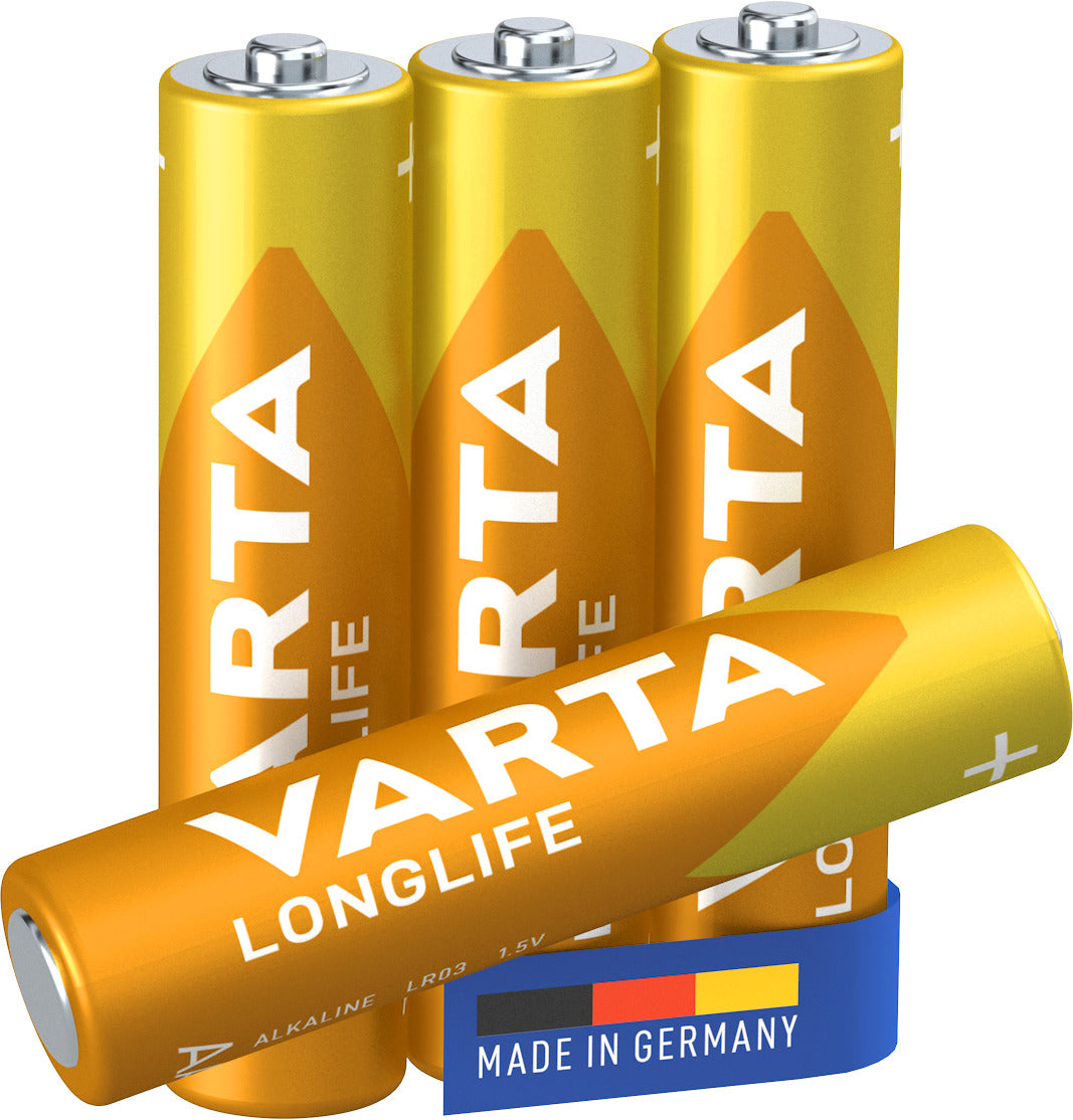 Baterie Varta Longlife AAA LR03 1.5V • Set 4 buc - 12128056