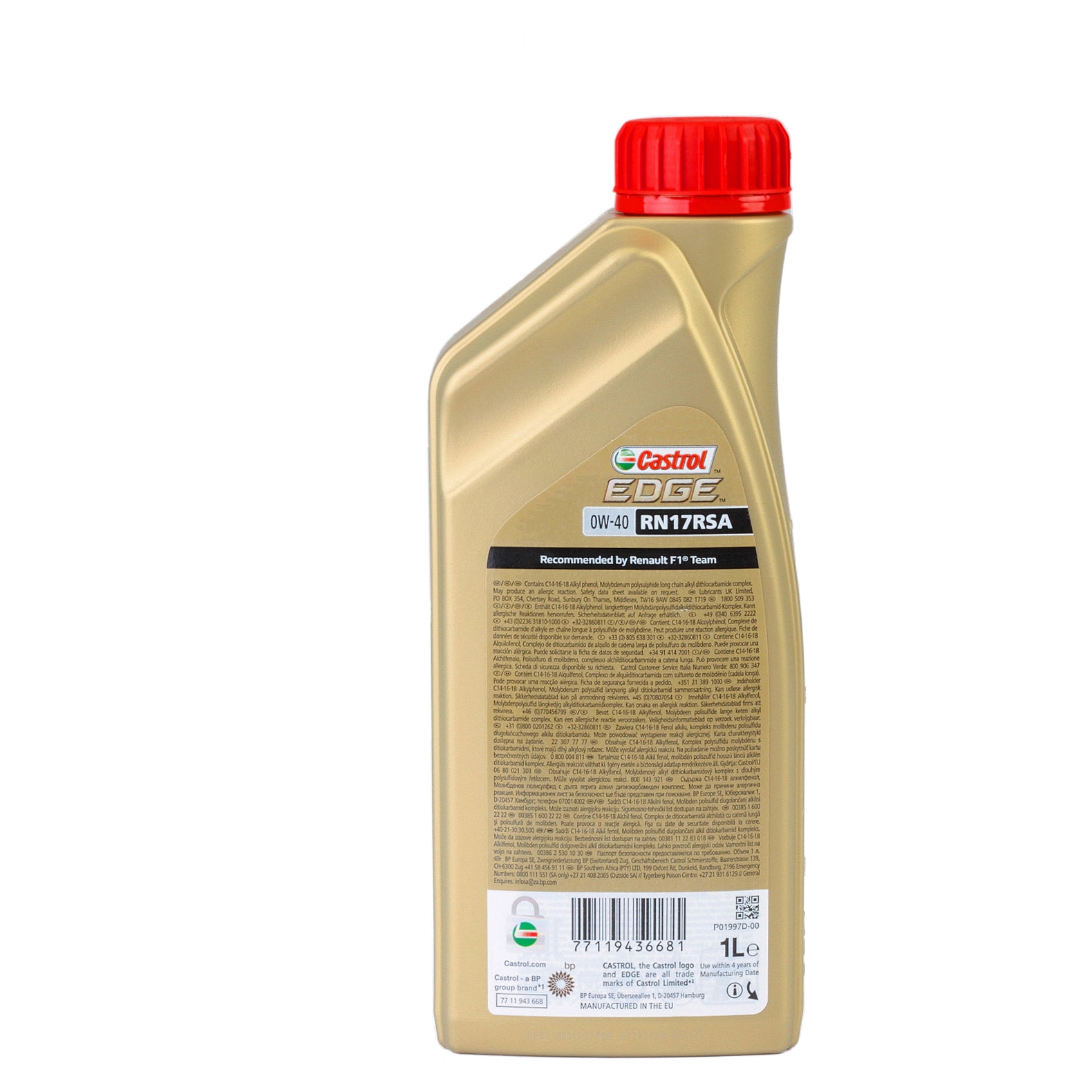 Ulei motor Renault-Castrol Edge 0W40 RN17 RSA 1L - 7711943668