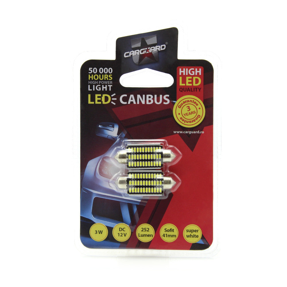 Bec MTR C5W 12V 3W Set 2 buc Carguard - CAN119