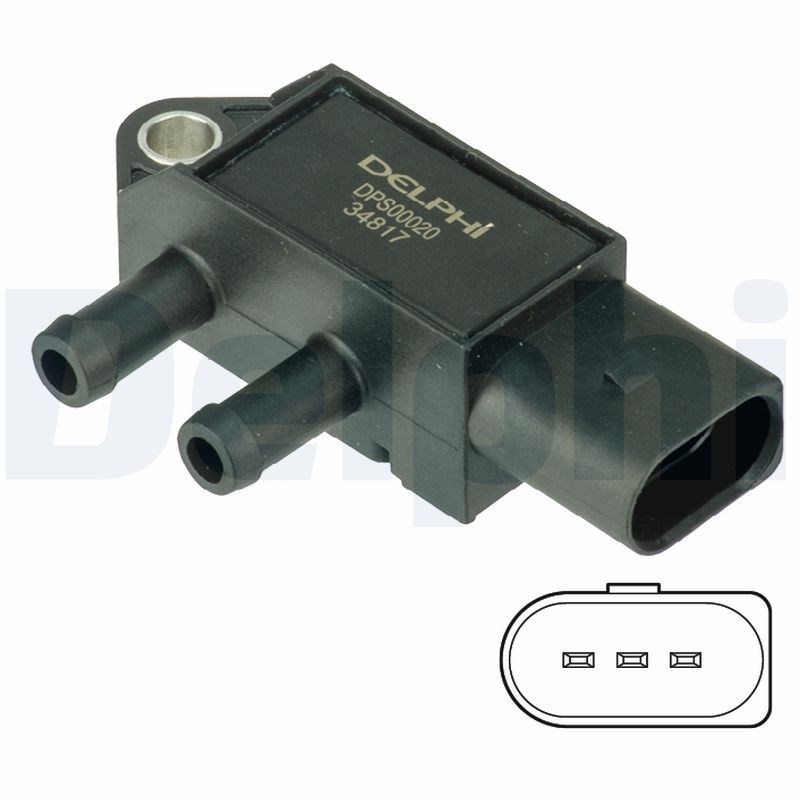 Senzor presiune gaze evacuare DELPHI DPS00020