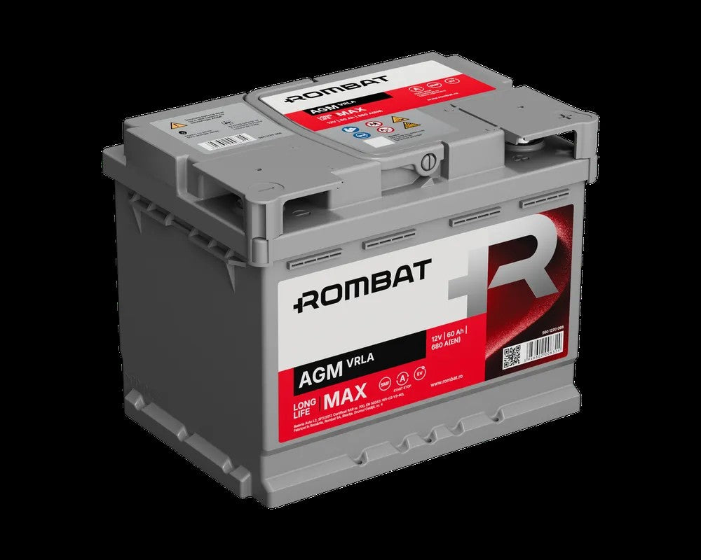 Baterie Rombat AGM60AH  680A - 13497490