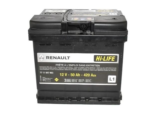 Acumulator Renault 50 Ah - 420A - 13095082