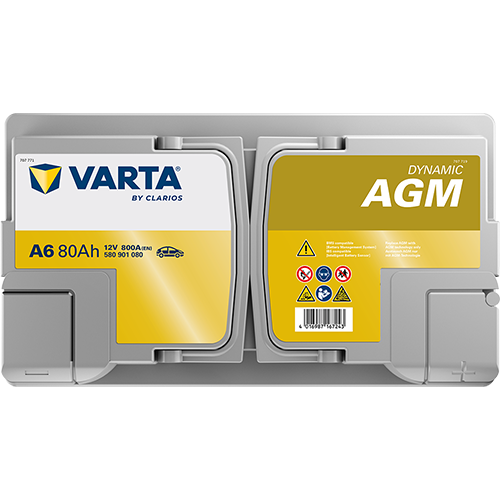 Acumulator Varta Silver Dynamic AGM 80 Ah - 580901080K262