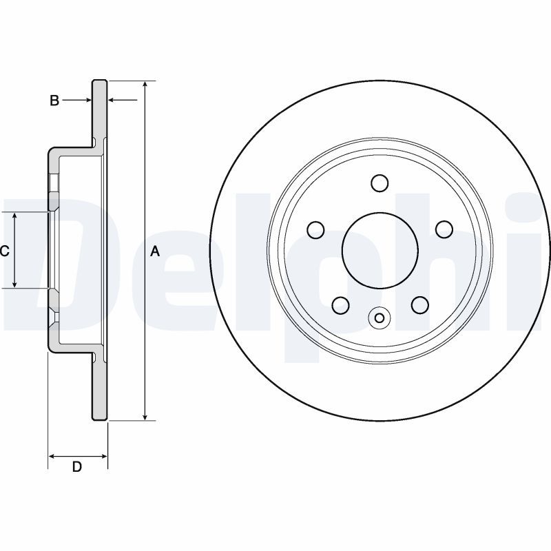 Disc frana BG4761C DELPHI