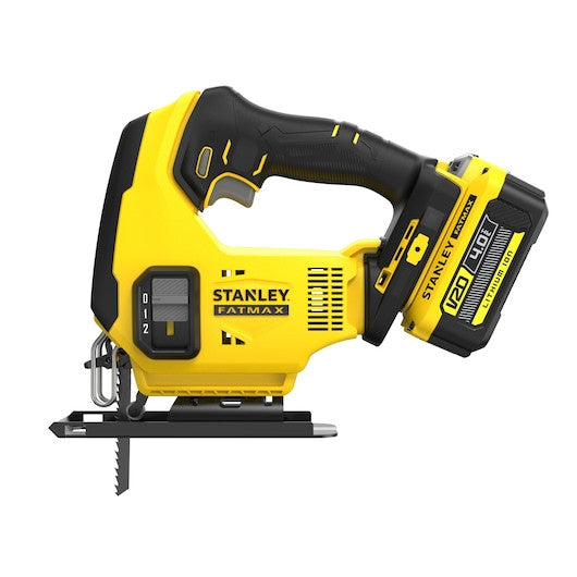 Ferastrau Pendular 18V, Stanley Fatmax V20, 2 x 4.0 Ah, Cutie Depozitare - SFMCS600M2KQW
