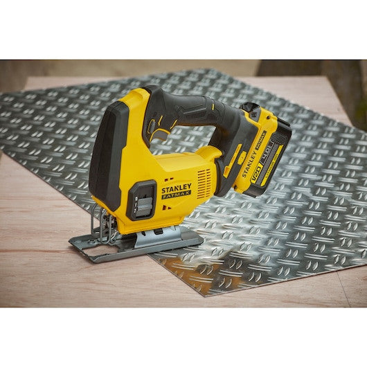 Ferastrau Pendular 18V, Stanley Fatmax V20, 2 x 4.0 Ah, Cutie Depozitare - SFMCS600M2KQW