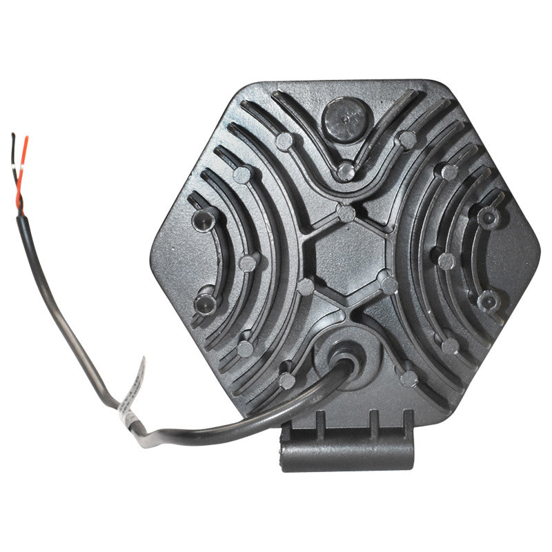 Lampa hexagonala grilaj metalic rosu 16 LED-uri DC 10-80V 48W unghi 6 - 12132762