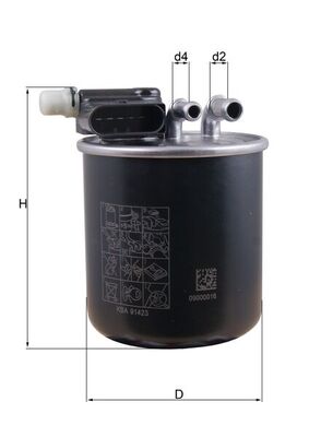 filtru combustibil KL 948 MAHLE