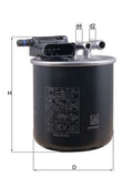 filtru combustibil KL 949 MAHLE