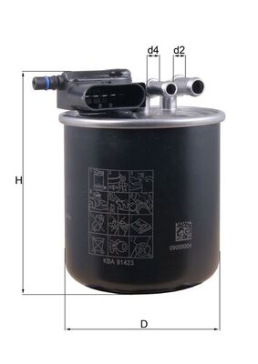 filtru combustibil KL 949 MAHLE