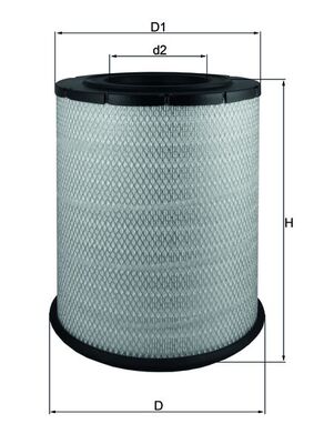Filtru aer LX 1587 MAHLE