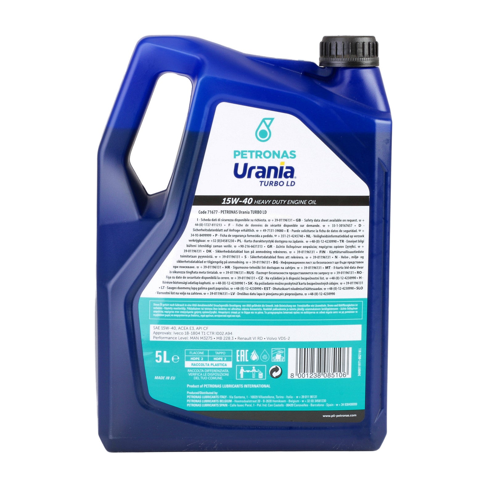 Ulei motor Urania Turbo LD 15W40 5L - 11427249