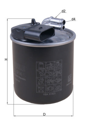 filtru combustibil KL 914 MAHLE