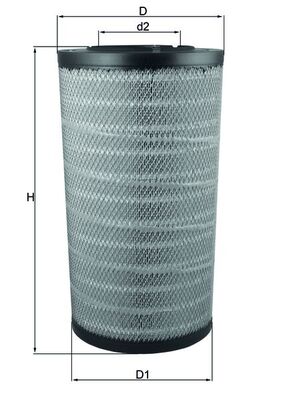 Filtru aer LX 2838 MAHLE