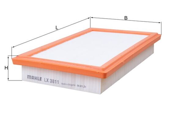 Filtru aer LX 3811 MAHLE