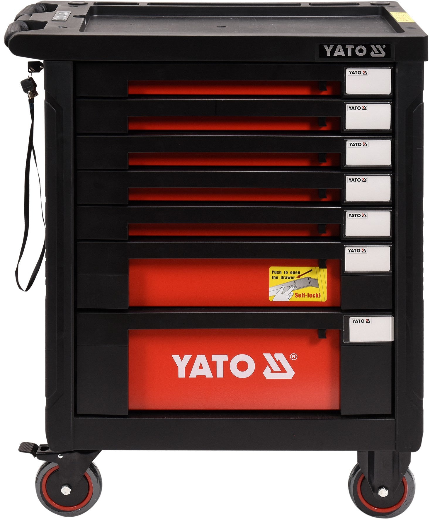 Dulap cu scule profesional 7 sertare echipat complet cu 211 Yato - YT55290