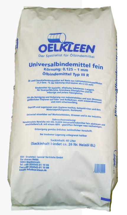 Absorbant hidrofob granule Oel Kleen Universal Fein - Sac 20-25kg/40L MTR - 12170418