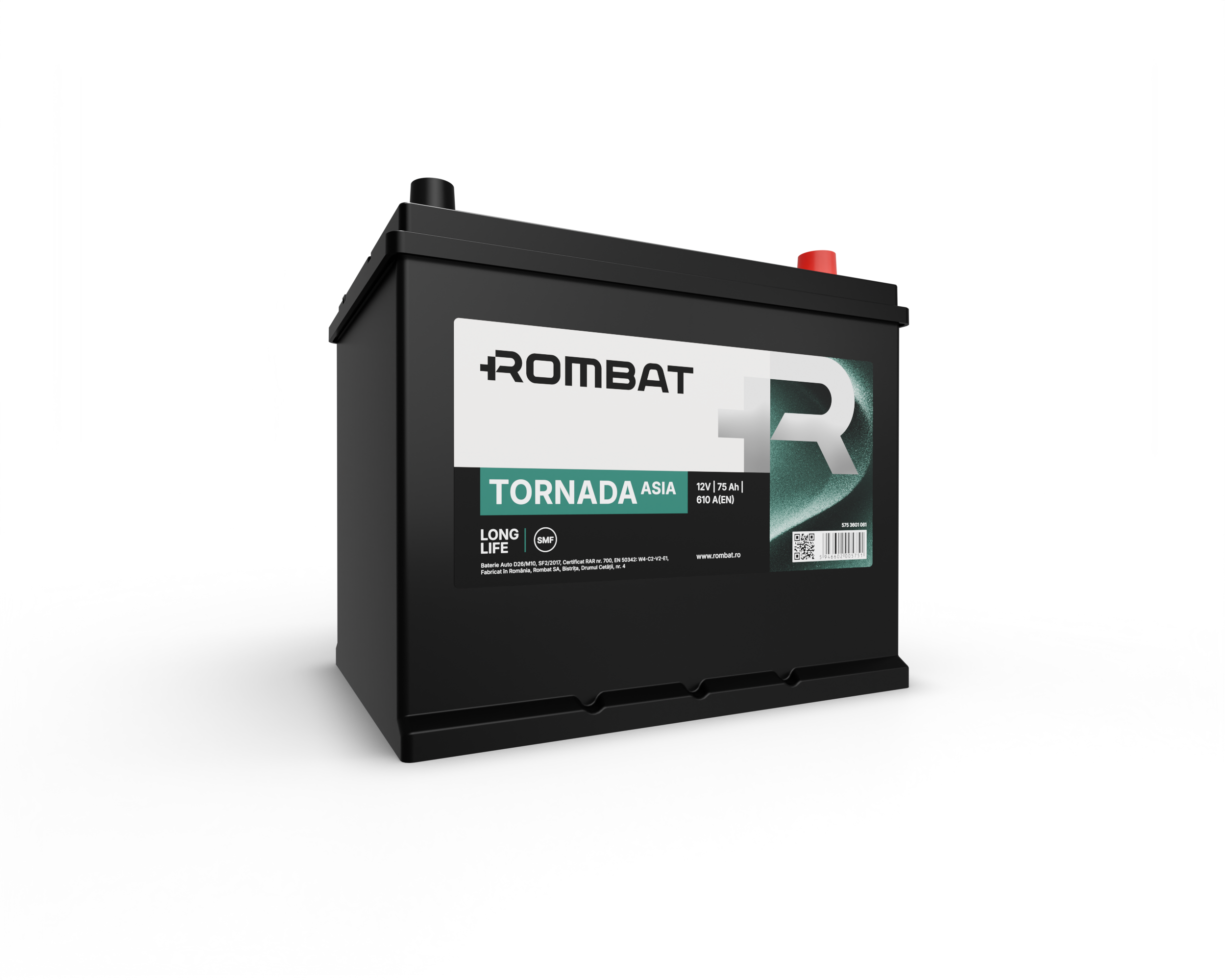 Acumulator Rombat Tornada Asia 75 Ah - 12160393