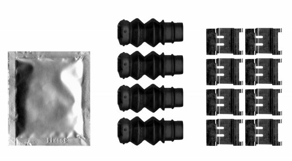 Set accesorii, placute frana 82541900 TEXTAR