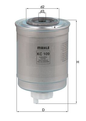 filtru combustibil KC 109 MAHLE
