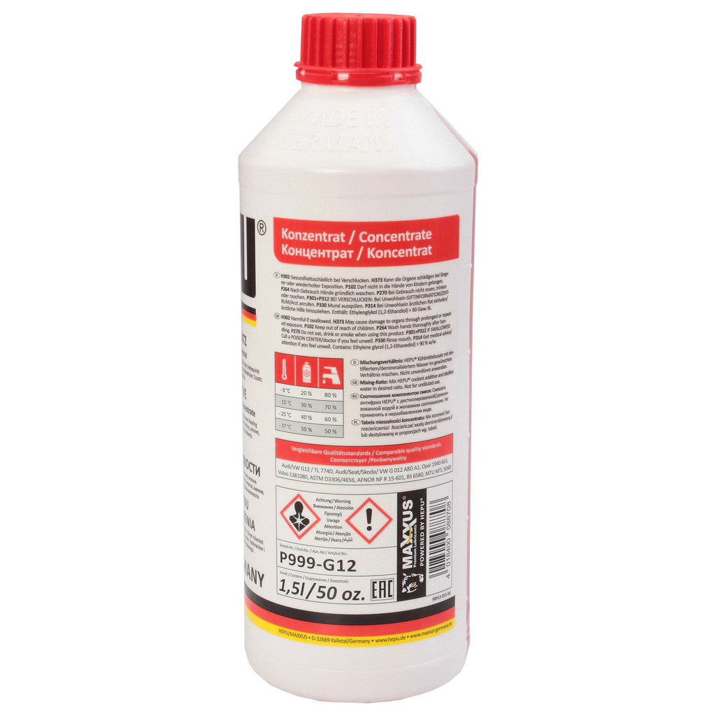 Antigel concentrat Hepu G12 1,5L - P999G12