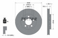 Disc frana 92082205 TEXTAR