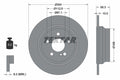 Disc frana 92115405 TEXTAR