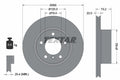 Disc frana 92132805 TEXTAR