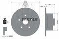 Disc frana 92154303 TEXTAR