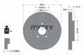 Disc frana 92187005 TEXTAR