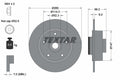 Disc frana 92195903 TEXTAR