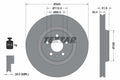 Disc frana 92229205 TEXTAR