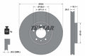 Disc frana TEXTAR 92232305
