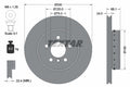 Disc frana 92265825 TEXTAR