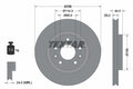 Disc frana 92274203 TEXTAR