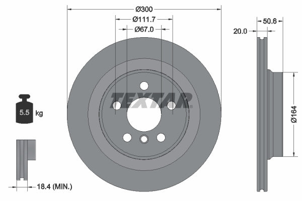 Disc frana 92274503 TEXTAR