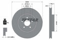 Disc frana 92327603 TEXTAR